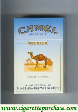 Camel Lights Smooth Flavour cigarettes king size hard box